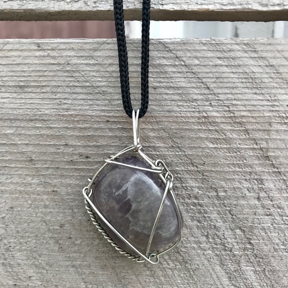 Reversible Amethyst Pendant - Picture 2 of 2